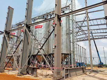 Charpente métallique de 4 500 m² pour l'usine FISH & CO